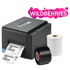 Принтер этикеток TSC TE200 (комплект для маркировки Wildberries)